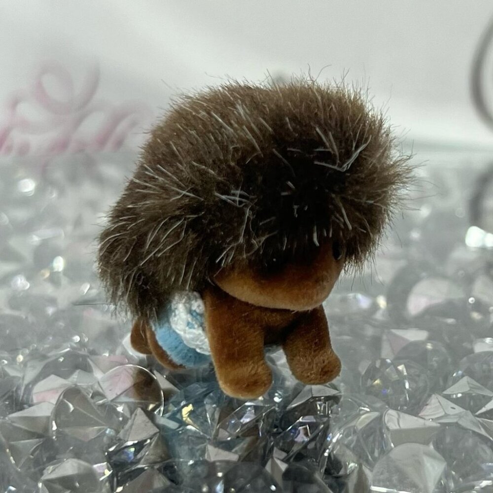 Calico Critters Pickleweeds Hedgehog figure Sylvainan mini fluffy hairy fur cute